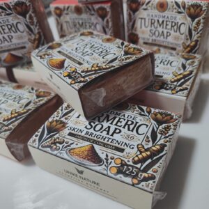 Jabón blanqueador de cúrcuma
